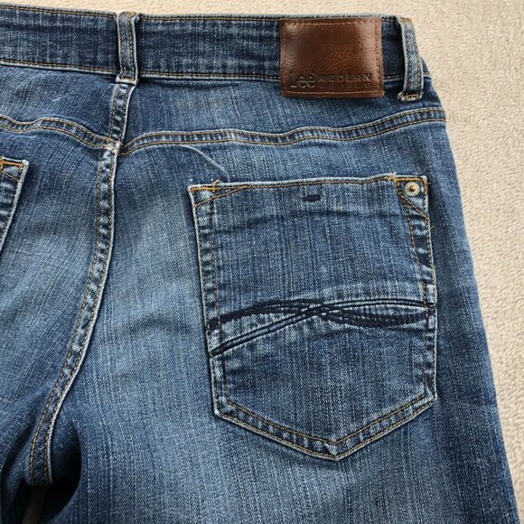 Lee Men's Jeans Size 30 Measured Modern Series L342 Straight Leg Blue Denim - Picture 12 of 16